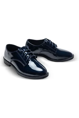 M. Moustache Oxford-Schuhe mit Lackoptik