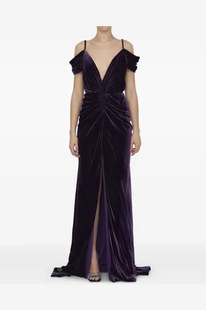 Costarellos Abendkleid aus Samt
