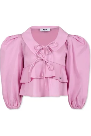 Msgm Bluse mit Rüschendetail