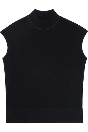 ST. JOHN Gestricktes Top aus Wolle