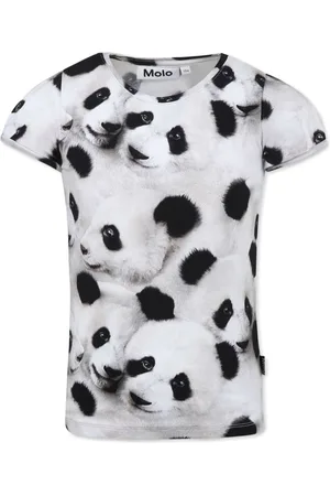 Molo T-Shirt mit Giant Panda-Print