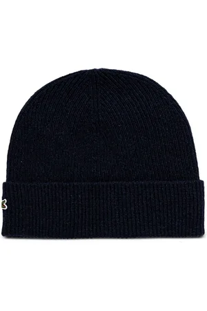 Lacoste Beanie mit Kroko-Applikation (2er-Set)