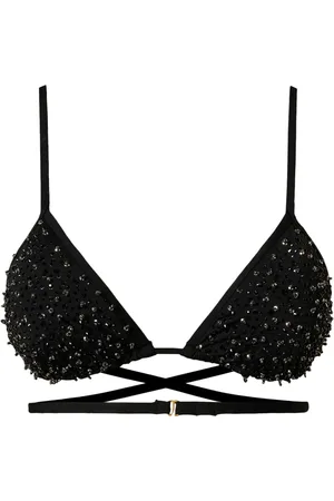 Twin-Set Triangel-Bikinioberteil mit Stickerei