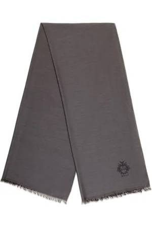 Bally Schal mit Logo-Stickerei