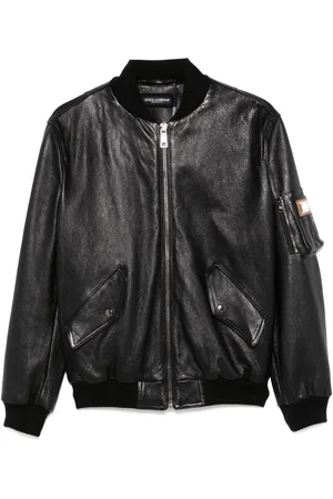 Dolce & Gabbana Klassische Lederjacke