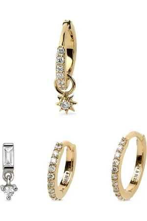 Lark & Berry 14kt The St. Tropez Goldohrringe mit Diamanten