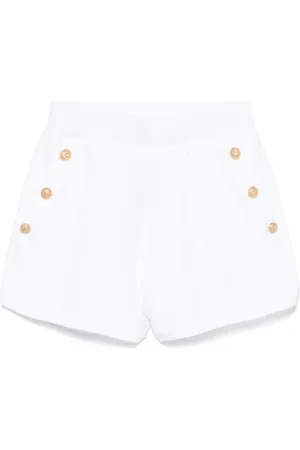 Balmain Shorts mit geprägten Knöpfen