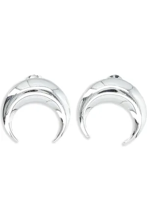 Marine Serre Mini Crescent Moon Ohrringe