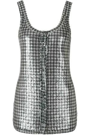 Paco rabanne Tanktop im Metallic-Look