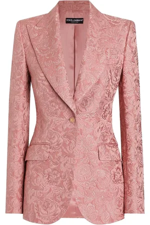 Dolce & Gabbana Jacquard-Blazer mit Blumenmuster