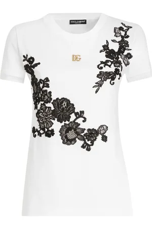 Dolce & Gabbana T-Shirt mit Logo-Schild