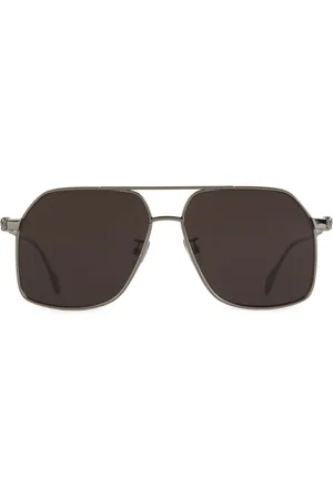 Alexander McQueen Getönte Pilotenbrille