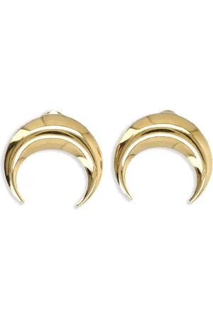 Marine Serre Mini Crescent Moon Ohrringe