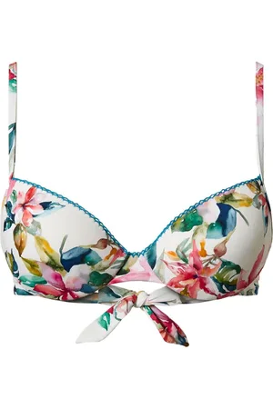 Twin-Set Push-up-Bikinioberteil mit Blumen-Print