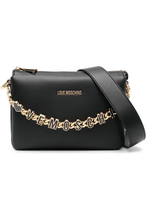 Moschino Handtasche mit Logo-Schriftzug