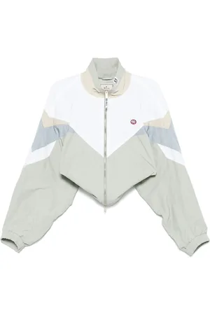 Maison Mihara Yasuhiro Cropped-Sportjacke mit Stehkragen