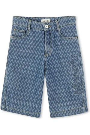 Lanvin Shorts mit Logo-Stickerei