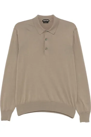 Tom Ford Fein gestricktes Poloshirt