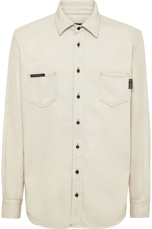 Philipp Plein Klassisches Jeanshemd