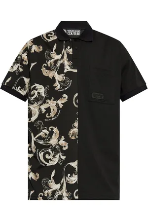 VERSACE Poloshirt mit Barocco-Print