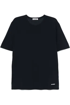 Jil Sander T-Shirt aus Baumwollkrepp