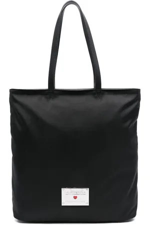 Moschino Handtasche mit Logo-Schild