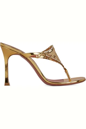Amina Muaddi Cameron Mules 95mm