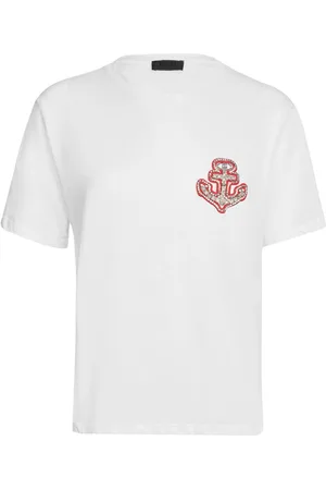 Liu Jo T-Shirt mit Strass-Anker