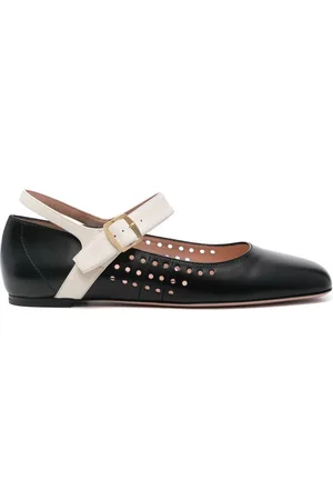 Bally Ballerinas mit perforiertem Detail