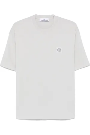 Stone Island T-Shirt mit Jersey-Struktur