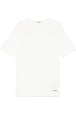 Jil Sander T-Shirt aus Baumwollkrepp