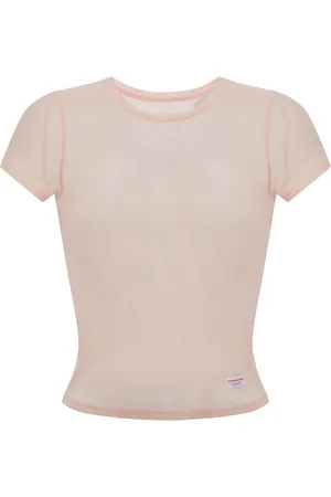 Alexander Wang Transparentes Lingerie-T-Shirt