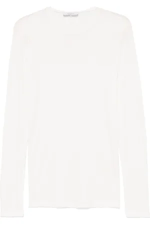 LARDINI Fein geripptes T-Shirt
