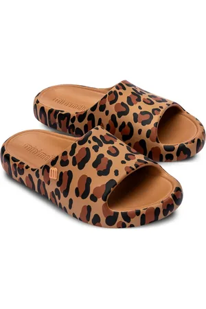 Melissa Slipper mit Leoparden-Print