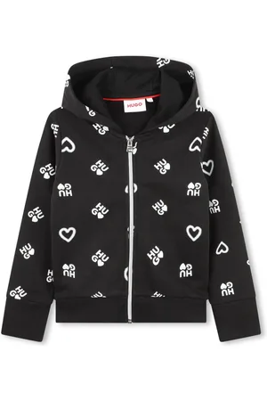 HUGO BOSS Hoodie mit Logo-Print