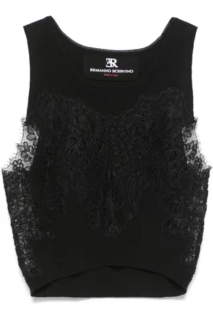 ERMANNO SCERVINO Oberteil mit Spitze