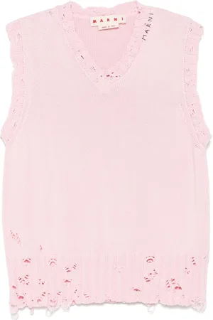 Marni Pullunder in Distressed-Optik