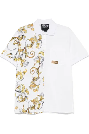 VERSACE Poloshirt mit Print