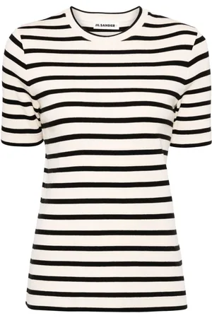Jil Sander Gestreiftes T-Shirt