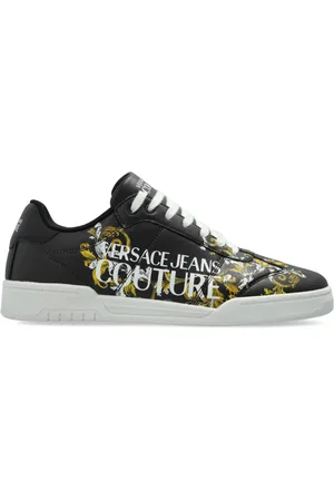 VERSACE Sneakers mit Logo-Stickerei