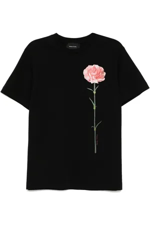 Simone Rocha T-Shirt mit Blumen-Print