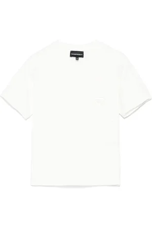 Emporio Armani T-Shirt mit Logo-Stickerei