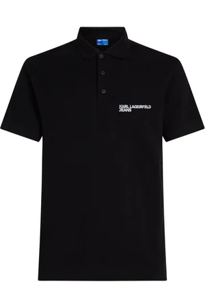 Karl Lagerfeld Poloshirt mit Logo-Stickerei