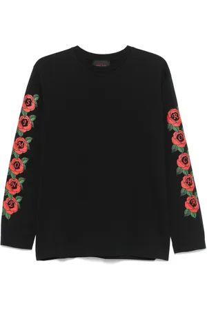 Simone Rocha Cluster Rose T-Shirt mit Logo-Print