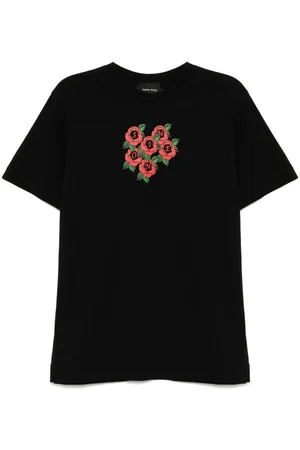 Simone Rocha T-Shirt mit Blumen-Print