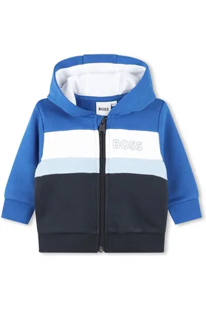 HUGO BOSS Hoodie in Colour-Block-Optik