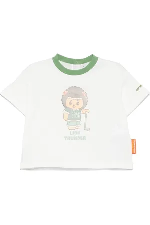 Emporio Armani T-Shirt mit Cartoon-Print