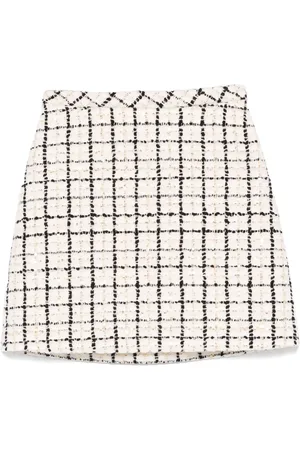 VALENTINO GARAVANI Tweed-Rock mit Karomuster