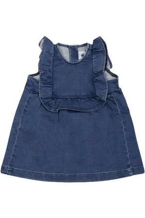 Petit Bateau Ärmelloses Jeanskleid