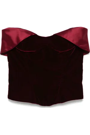 MUGLER Corsage aus Samt